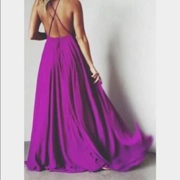 ❌SOLD❌ Lulu’s Mythical Kind of Love Purple/Fuchsia - Picture 3 of 8